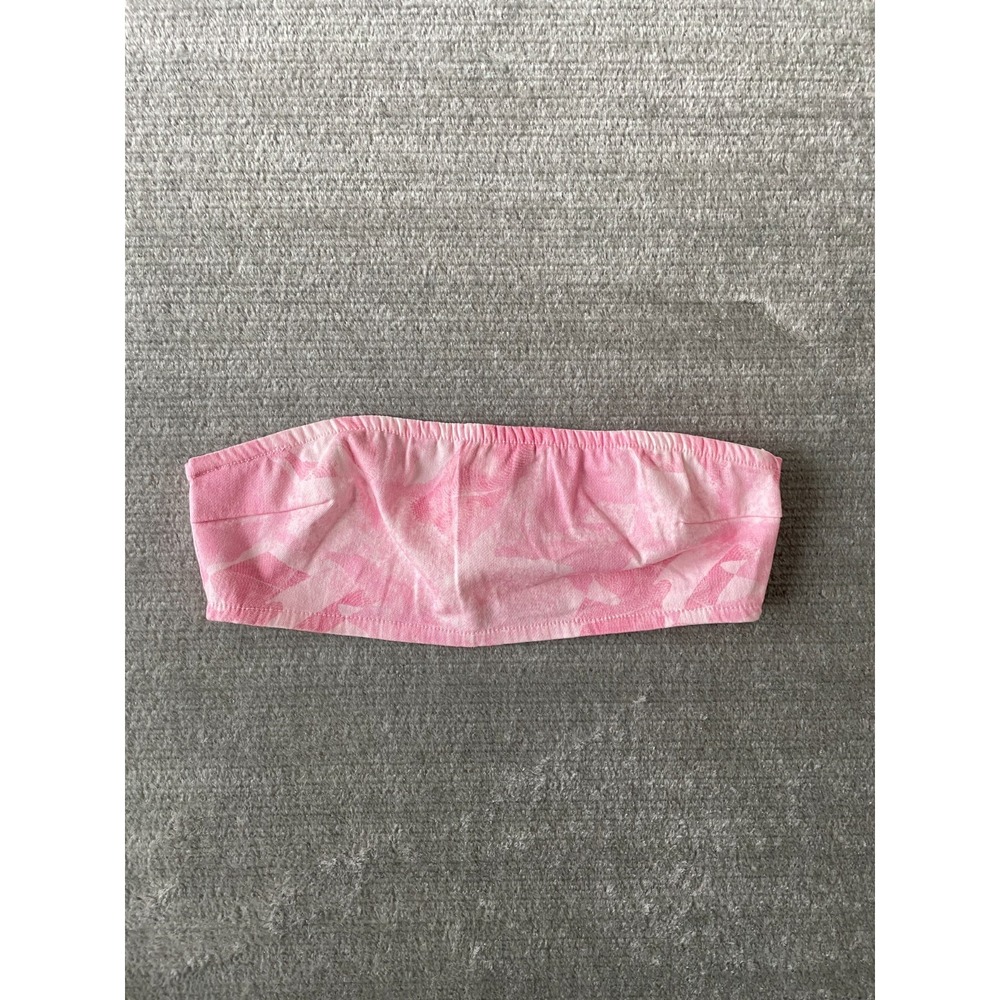 I AM‎ GIA Tube Top Women XS Pink Strapless Cropped Bralette Coquette Femme